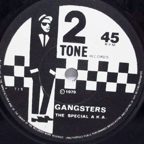 SPECIAL AKA, THE / SELECTER, THE (ザ ・スペシャル AKA / ザ ・セレクター)  - Gangsters / The Selecter (UK '79 再発「紙ラベ、フラットセンター」7"+再発カンパニースリーブ/マトTT1-4)