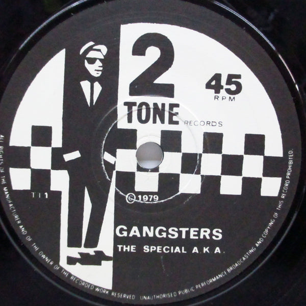 SPECIAL AKA, THE / SELECTER, THE (ザ ・スペシャル AKA / ザ ・セレクター)  - Gangsters / The Selecter (UK '79 オリジナル「紙ラベ、フラットセンター」7"+再発カンパニースリーブ/マトTT+1-3)