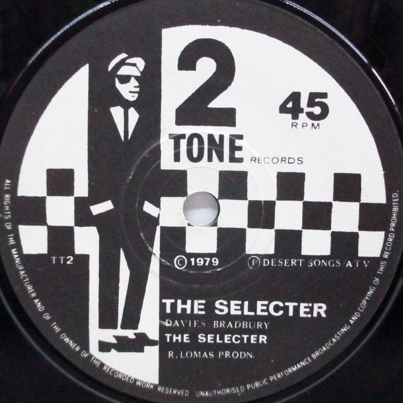 SPECIAL AKA, THE / SELECTER, THE (ザ ・スペシャル AKA / ザ ・セレクター)  - Gangsters / The Selecter (UK '79 オリジナル「紙ラベ、フラットセンター」7"+再発カンパニースリーブ/マトTT+1-3)