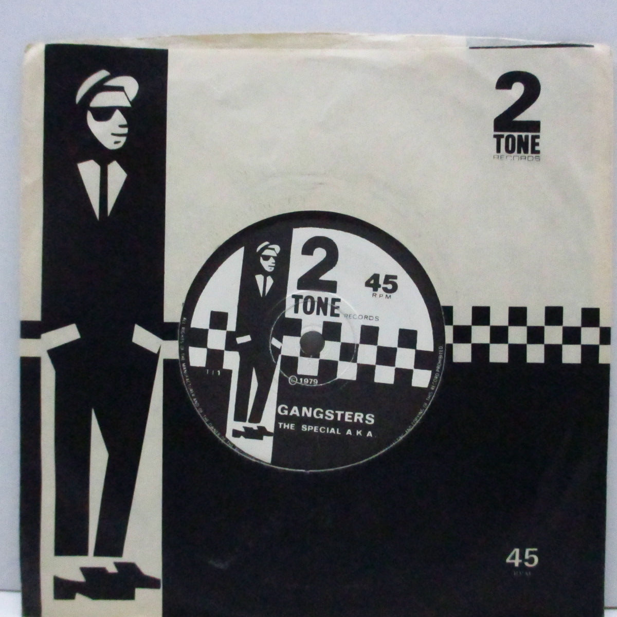 SPECIAL AKA, THE / SELECTER, THE (ザ ・スペシャル AKA / ザ ・セレクター)  - Gangsters / The Selecter (UK '79 オリジナル「紙ラベ、フラットセンター」7"+再発カンパニースリーブ/マトTT+1-3)