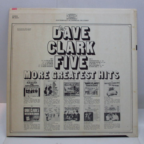 DAVE CLARK FIVE (デイブ・クラーク・ファイブ) - More Greatest Hits (US Orig.Stereo)