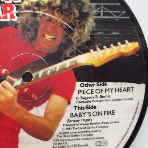 SAMMY HAGAR - Piece Of My Heart (UK Ltd.Picture)