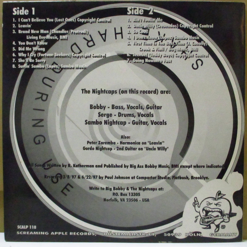 BIG BOBBY AND THE NIGHTCAPS (ビッグ・ボビー・アンド・ザ・ナイトキャップス)  - Big Bobby Rocks & His Nightcaps Roll (German Orig.LP)
