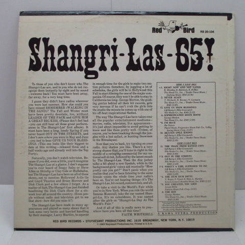 SHANGRI-LAS - 65! (US Orig.MONO)