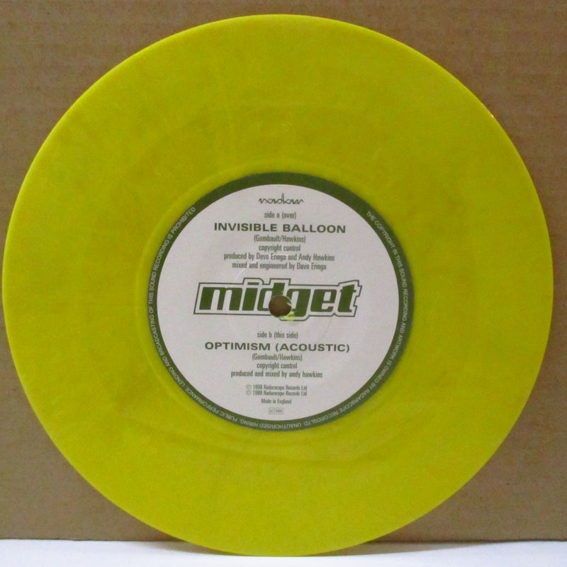 MIDGET (ミジェット)  - Invisible Balloon (UK Orig.Yellow Vinyl 7")