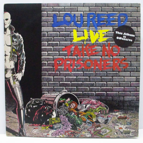 LOU REED (ルー・リード)  - Live Take No Prisoners (UK オリジナル 2xLP/黒ステッカー付き見開ジャケ)