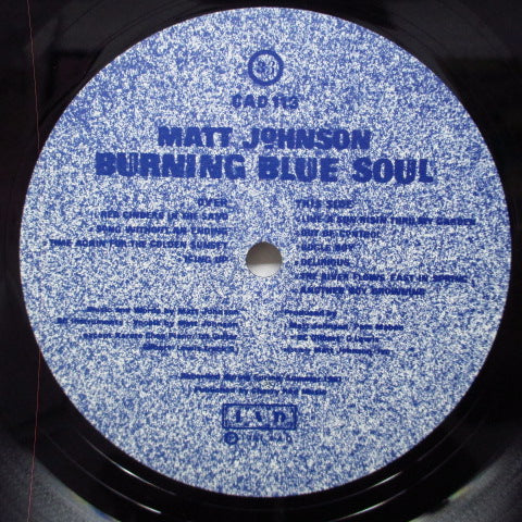 MATT JOHNSON - Burning Blue Soul (UK 再発 LP+インナー/マット・ジョンソンジャケ)