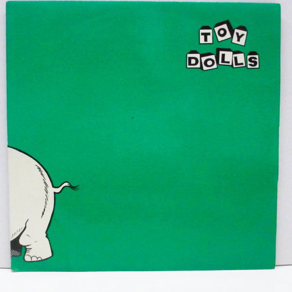 TOY DOLLS (トイ・ドールズ)  - Nellie The Elephant (UK '84 再発「緑ラベ、フラットセンター#1」7"+光沢固紙「緑」ジャケ)