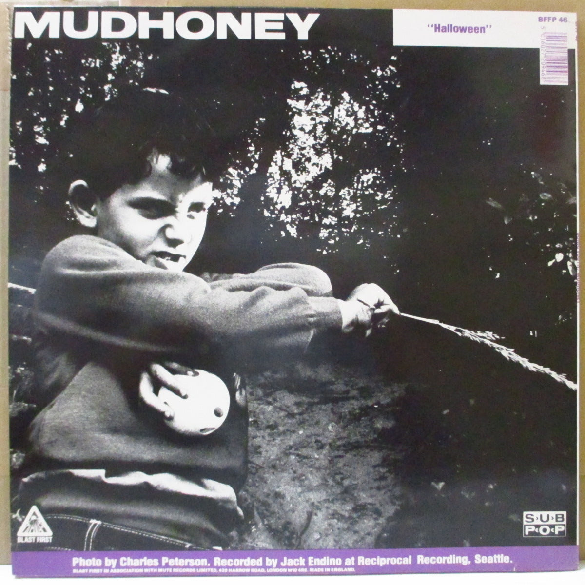 SONIC YOUTH / MUDHONEY (ソニック・ユース / マッドハニー)  - Touch Me I'm Sick / Halloween (UK '89 再発 12"/白黒写真光沢ジャケ)