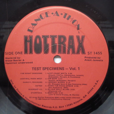 V.A. - Test Specimens Vol.1(US Orig.LP/Stickered CVR)