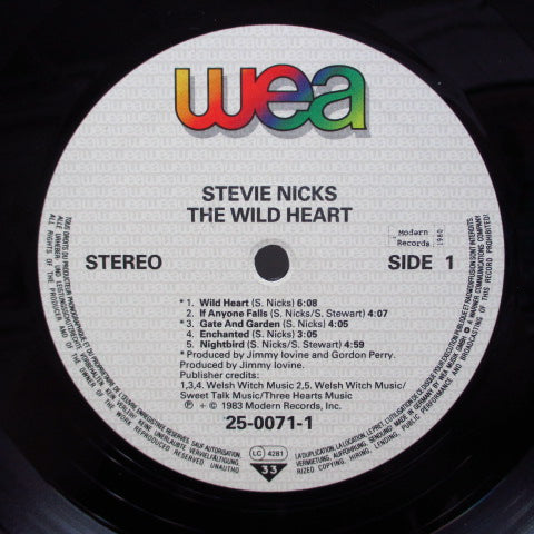 STEVIE NICKS - The Wild Heart (GERMAN Orig.LP)