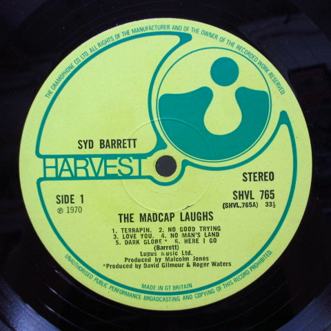 SYD BARRETT (シド・バレット) - The Madcap Laughs (UK Orig.LP/CGS)