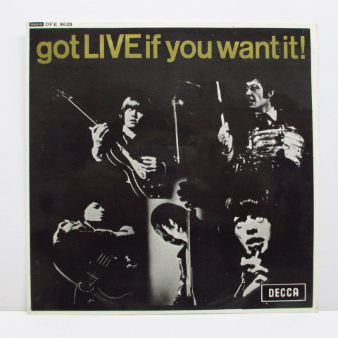 ROLLING STONES - Got Live If You Want It ! (UK 80's Re Mono EP/CFS)