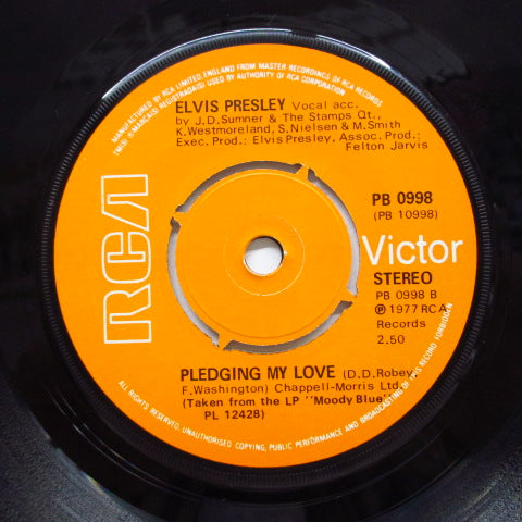 ELVIS PRESLEY (エルヴィス・プレスリー) - Way Down (UK Orig)