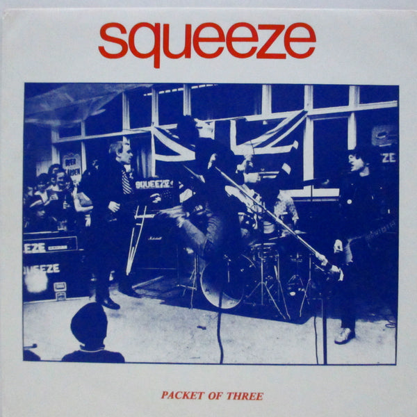 SQUEEZE (スクイーズ)  - Packet Of Three (UK '79 再発 7"+ライブ写真「品番入り光沢」PS)