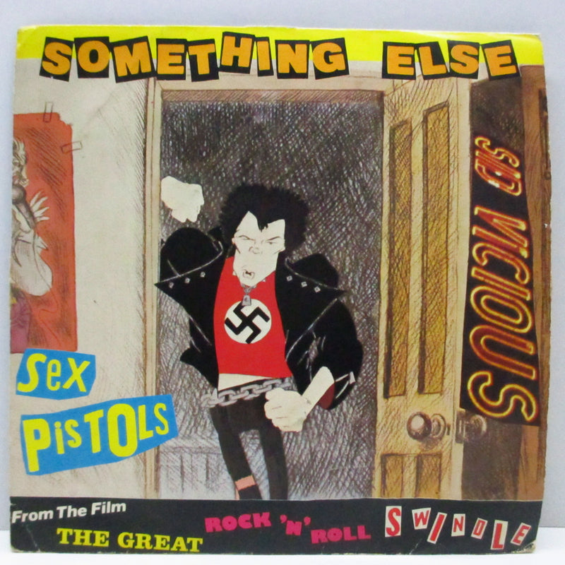 SEX PISTOLS (セックス・ピストルズ)  - Something Else (UK '79 再発「緑ラベ」フラットセンター 7"+光沢固紙ジャケ)