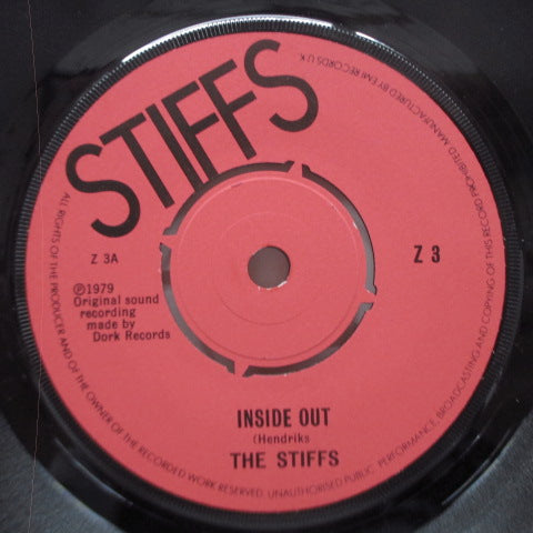 STIFFS, THE (ザ ・スティッフス) - Inside Out (UK Reissue 7"/Zonophone)