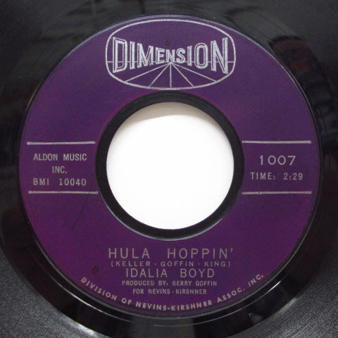 IDALIA BOYD - Hula Hoppin' / Some KInd Of Wonderful