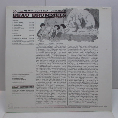 BEAU BRUMMELS - The Beau Brummels Vol.2 (German '81 Re Black Vinyl LP)