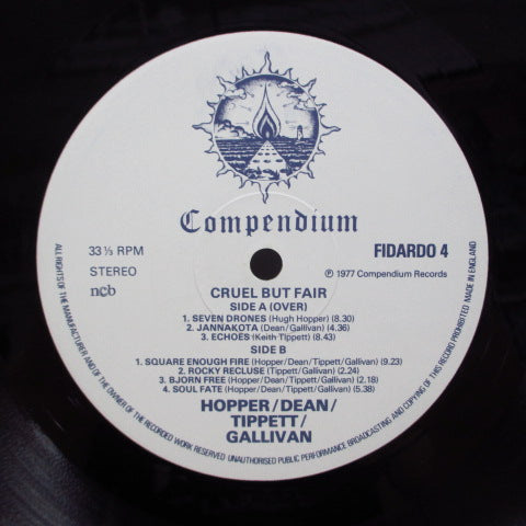 HOPPER / DEAN / TIPPETT / GALLIVAN - Cruel But Fair (UK Orig.LP/CS)