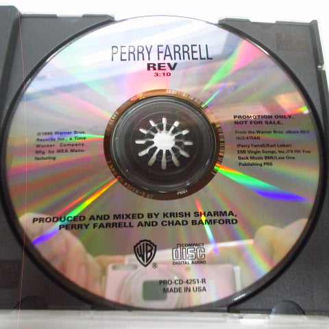 PERRY FARRELL - Rev (US プロモ CD)