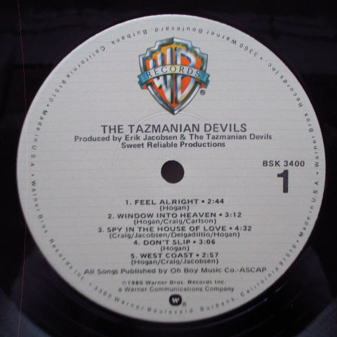 TAZMANIAN DEVILS, THE (タズマニアン・デヴィルズ)  - S.T. (US Orig.LP)