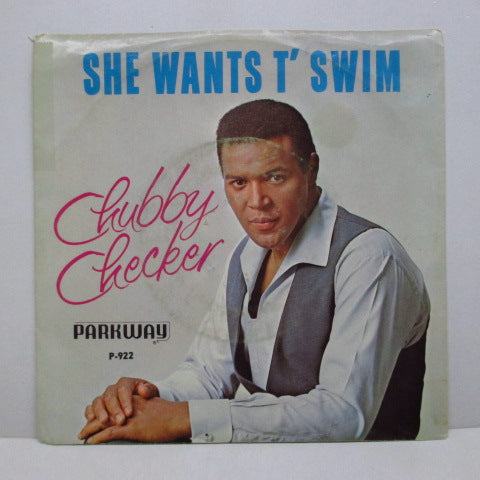 CHUBBY CHECKER - She Wants T'swim (Orig+PS)