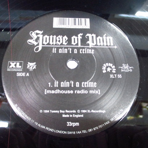 HOUSE OF PAIN (ハウス・オブ・ペイン) - It Ain't A Crime (UK Orig.12