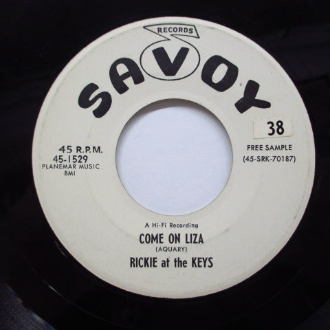 RICKIE at THE KEYS (RICKIE AQUARY) - Come On Liza (Promo)