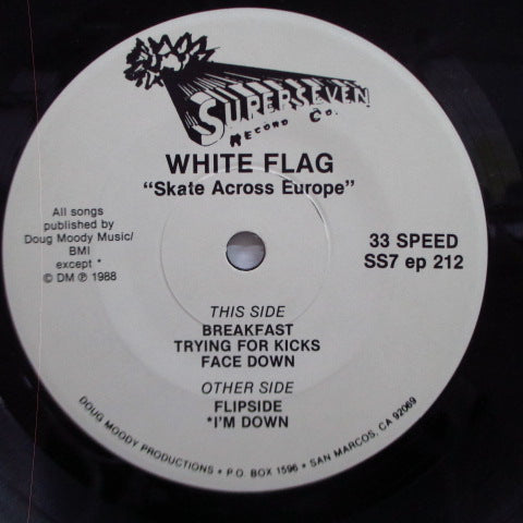 WHITE FLAG - Skate Across Europe (US Reissue 7")