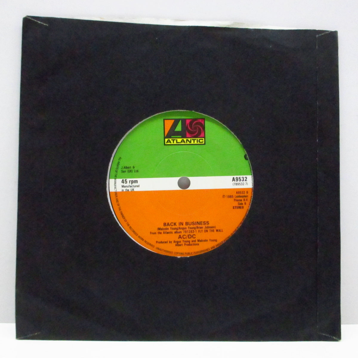 AC/DC - Danger (UK Orig.7"+Black CS)