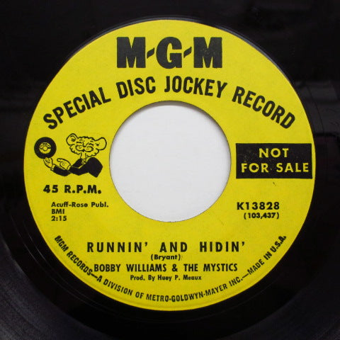 BOBBY WILLIAMS & THE MYSTICS - Runnin' & Hidin' (US:PROMO)