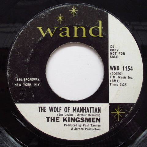 KINGSMEN - Wolf Of Manhanttan (US Promo 7")