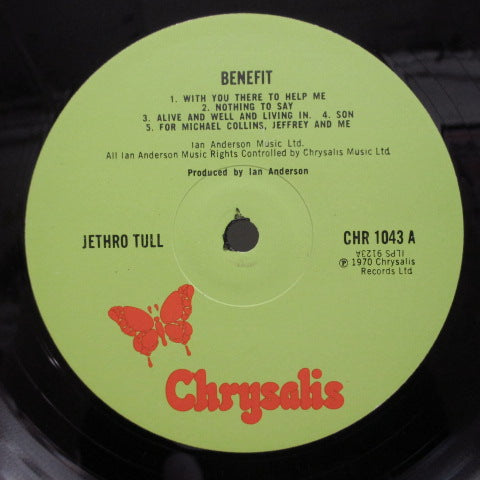 JETHRO TULL (ジェスロ・タル) - Benefit (UK:Reissue Green Label)