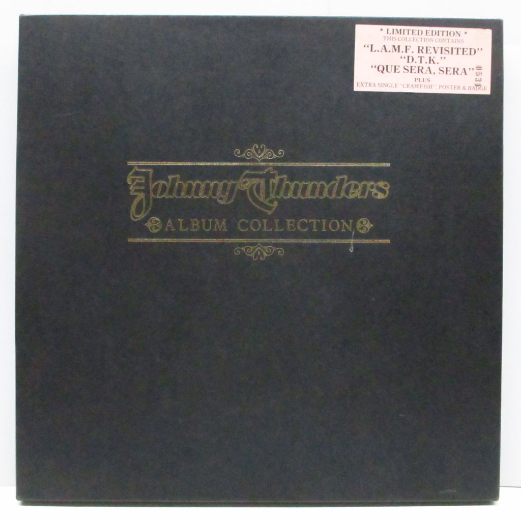 JOHNNY THUNDERS (ジョニー・サンダース) - Album Collection (UK Ltd. Numbered  3xLP+12