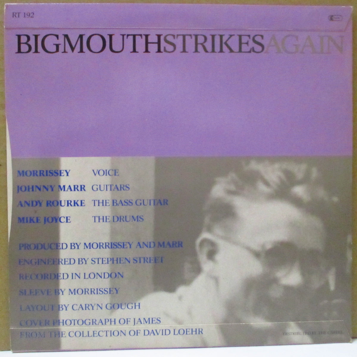 SMITHS, THE (ザ・スミス)  - Bigmouth Strikes Again (UK オリジナル「EMIプレス」 7"+光沢固紙ジャケ)