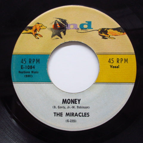 MIRACLES (SMOKEY ROBINSON & THE) - Money / I Cry ('61 Reissue Coloe Label)