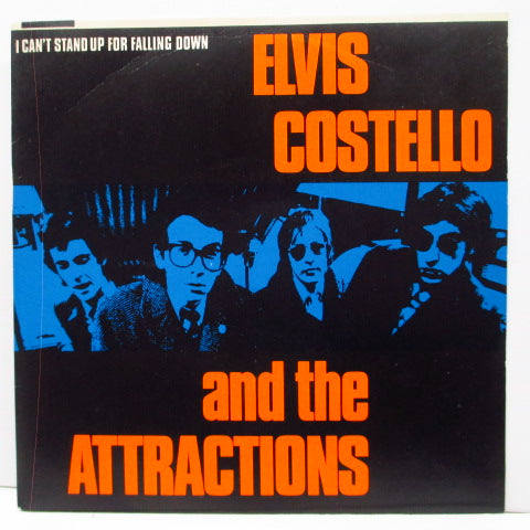 ELVIS COSTELLO & The Attractions ‎ - I Can't Stand Up For Falling Down (UK Reissue+PS)