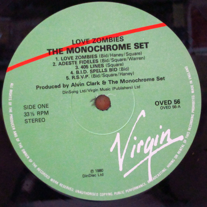 MONOCHROME SET,THE (モノクローム・セット)  - Love Zombies (UK '84 再発グリーン&レッドラベ LP/Virgin)