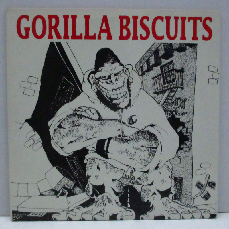 GORILLA BISCUITS (ゴリラ・ビスケッツ)  - S.T. (US '92 Reissue Black Vinyl 7"+Red Logo CVR)
