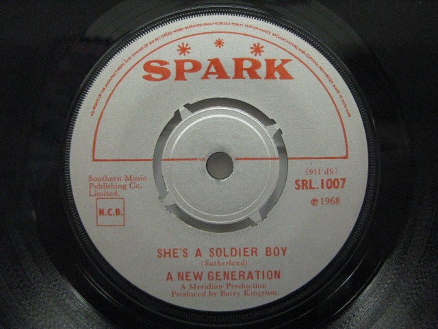 A NEW GENERATION - She's A Soldier Boy / Smokey Blues Away