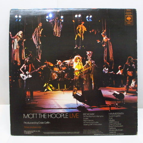 MOTT THE HOOPLE (モット・ザ・フープル)  - Mott The Hoople Live (UK オリジナル LP+パンフレット)