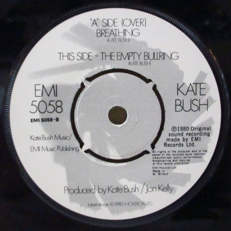 KATE BUSH (ケイト・ブッシュ)  - Breathing (UK オリジナル 7"+マットソフト紙ジャケ)