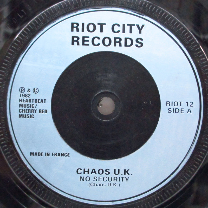 CHAOS U.K. (カオス U.K.)  - Loud Political & Uncompromising (UK オリジナル 7")