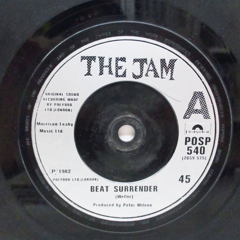 JAM, THE (ザ・ジャム)  - Beat Surrender (UK 80's 再発「ラベ周ギザ無し」 2x7"/光沢見開きジャケ)