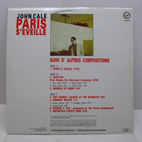 JOHN CALE - Paris S'Eveille-Suivi D'autres Compositions (GREECE Orig.2xLP)