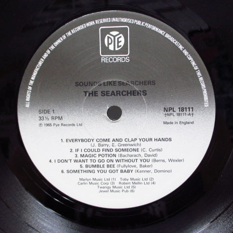 SEARCHERS (サーチャーズ)  - Sounds Like Searchers (UK '80 Re Mono/No Barcode)