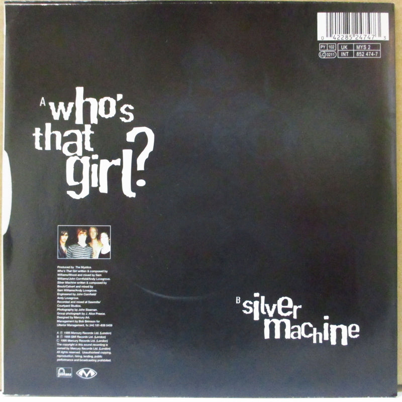 MYSTICS, THE (ザ・ミスティックス)  - Who's That Girl? (UK-EU Orig.7"+PS)