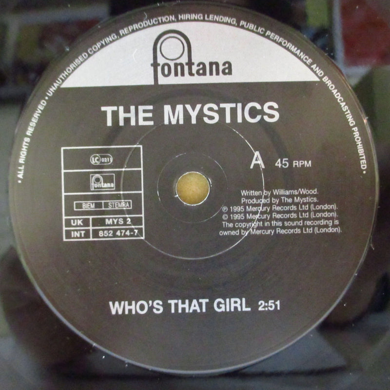 MYSTICS, THE (ザ・ミスティックス)  - Who's That Girl? (UK-EU Orig.7"+PS)