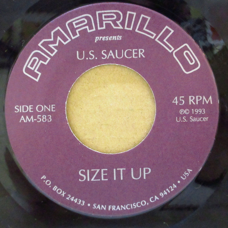 U.S. SAUCER (U.S.ソーサー)  - Size It Up (US Orig.7")